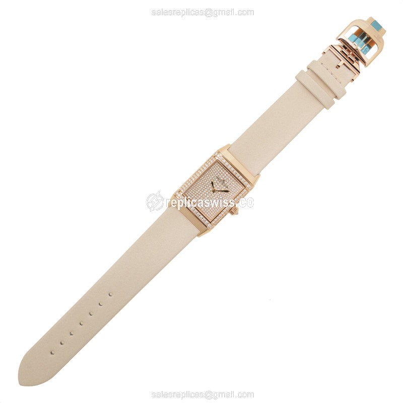 Jaeger-Lecoultre Q2562407 REVERSO Manual Wind 18kt Rose Gold & Diamonds