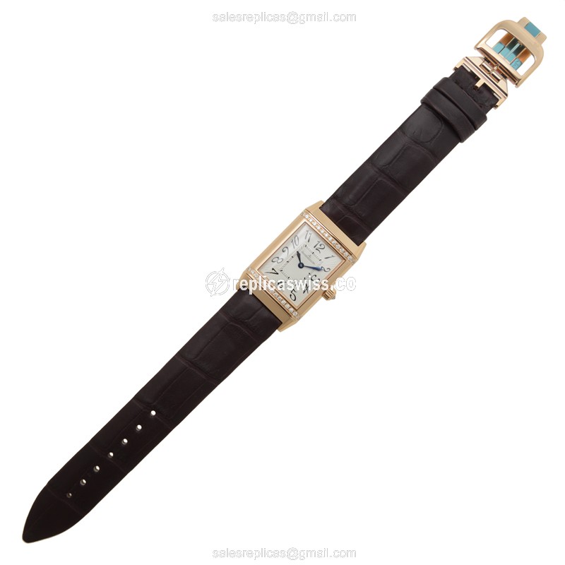 Jaeger-Lecoultre Q2562402 REVERSO Manual Wind 18kt Rose Gold & Diamonds