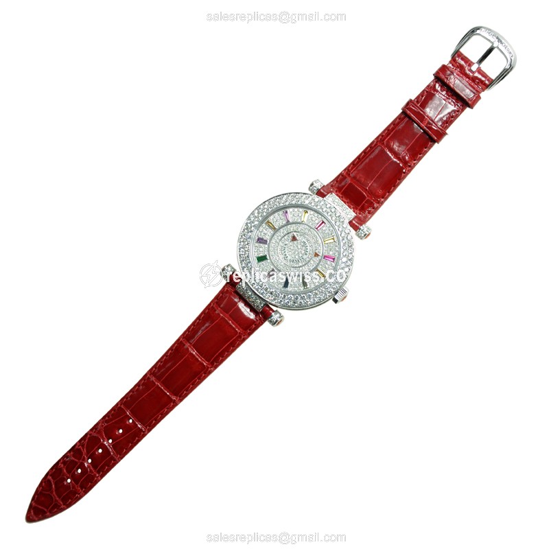 Franck Muller DM 42 COL DRM D 2R CD (OG) DOUBLE MYSTERY Automatic 18kt White Gold & Diamond