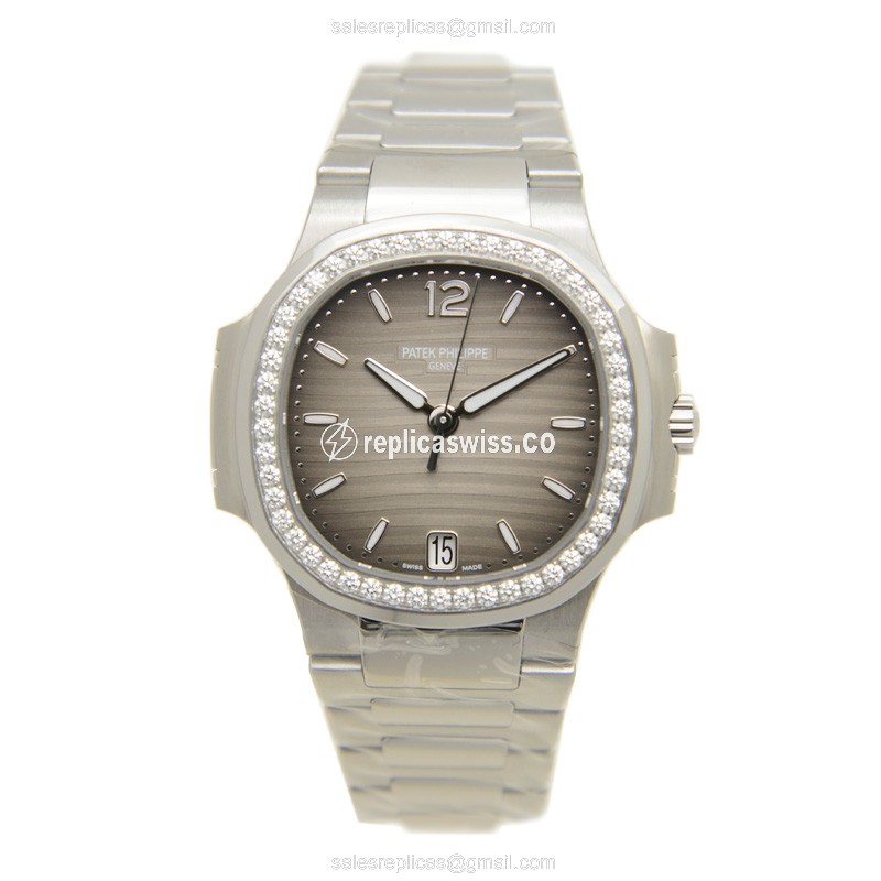 Patek Philippe 7018/1A-011 NAUTILUS Automatic Stainless Steel & Diamonds