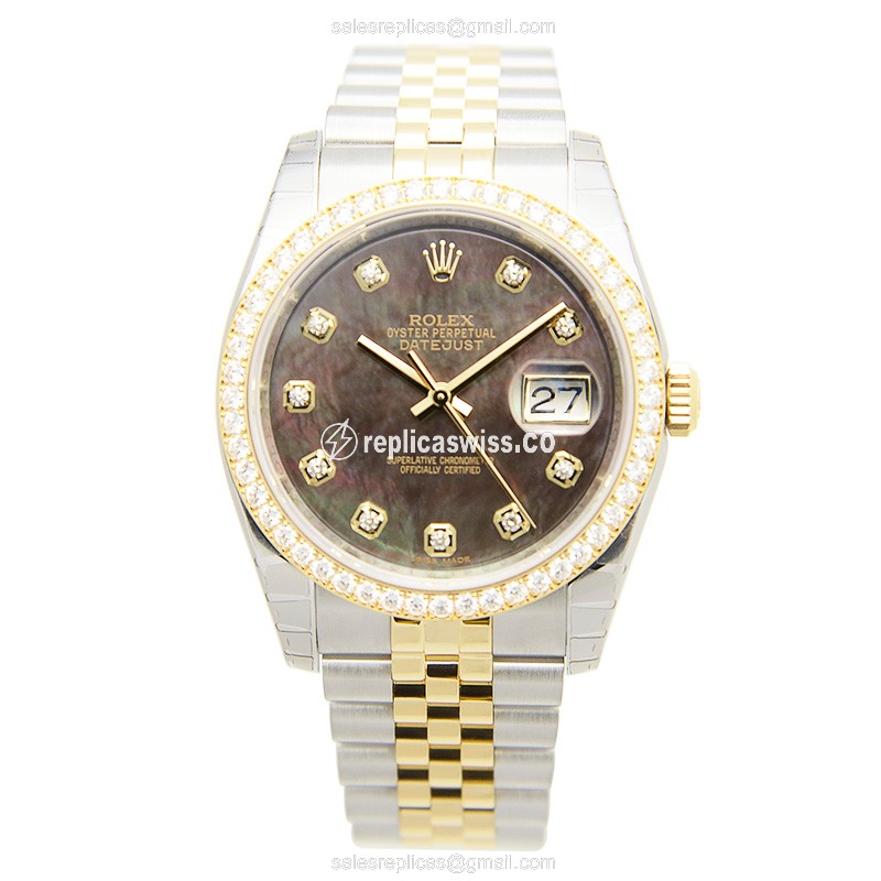 Rolex 116243 DATEJUST Automatic 18kt Gold & Diamond & Steel