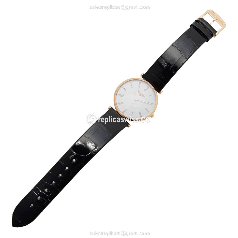 Longines L4.709.1.91.2 LA GRANDE Quartz 18kt Rose Gold