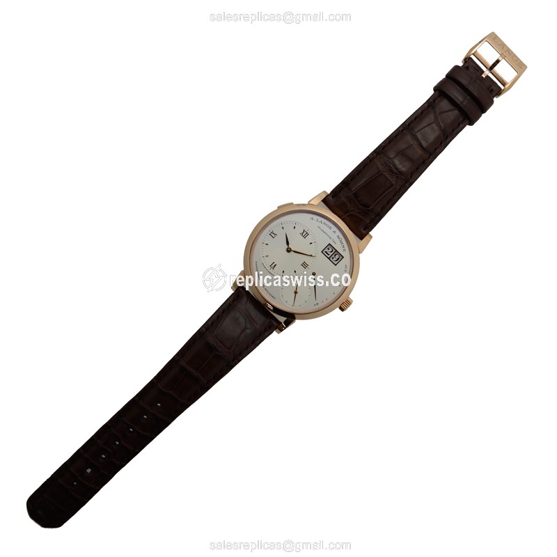 A Lange & Sohne 117.032 GRAND LANGE Manual Wind 18kt Rose Gold