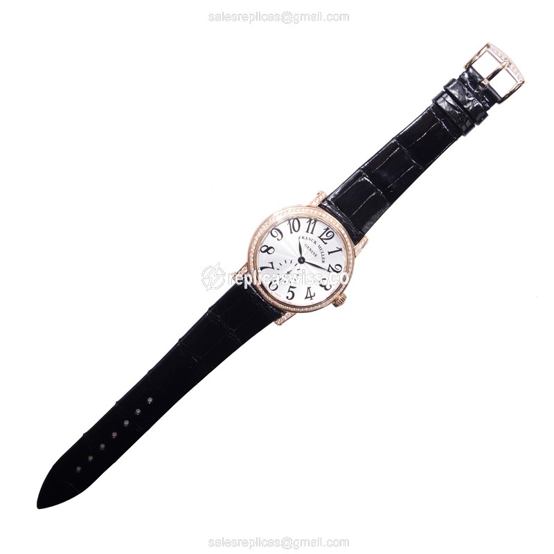 Franck Muller 7391 B S6 D (5N) VINTAGE Automatic 18kt Rose Gold & Diamonds