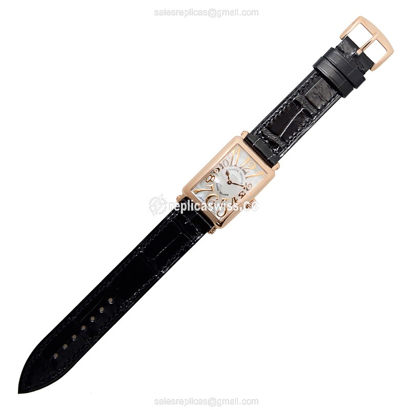 Franck Muller 902 QZ REL MOP (5N) LONG ISLAND Quartz 18kt Rose Gold