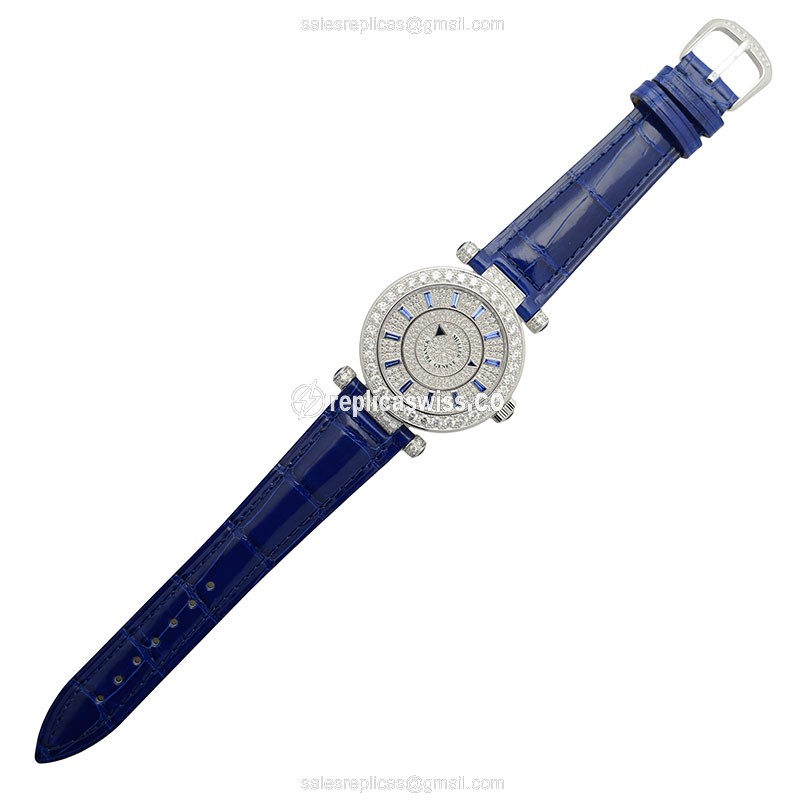 Franck Muller DM 39 D 1R CD (OG) DOUBLE MYSTERY Automatic 18kt White Gold & Diamond