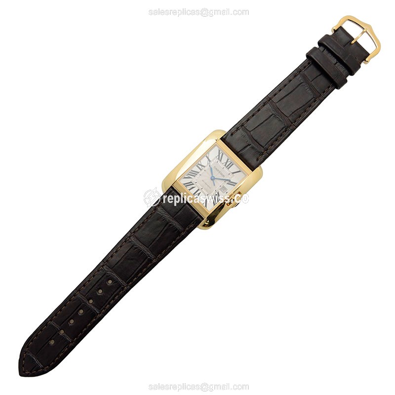 Cartier W5310030 TANK Automatic 18kt Gold & Steel