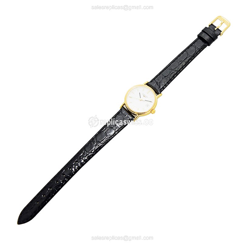 Longines L4.220.2.12.2 PRESENCE Quartz Gold-Plated & Stainless Steel
