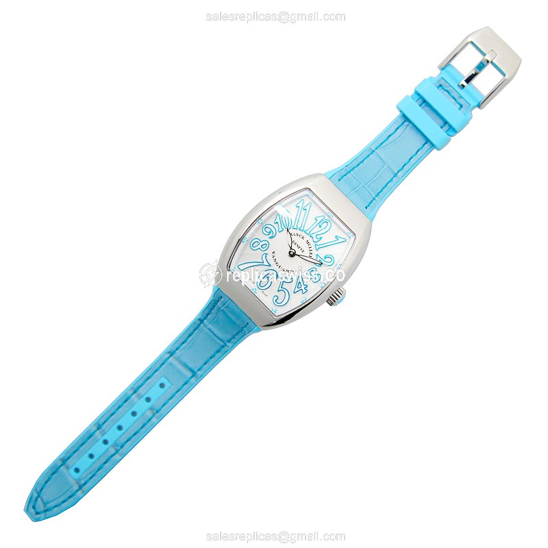 Franck Muller V 32 QZ (AC.BL) VANGUARD Quartz Stainless Steel