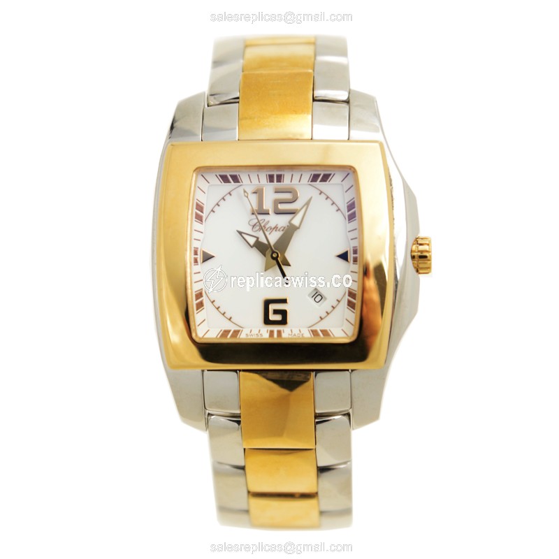 Chopard 118473-9001 TWO O TEN Quartz 18kt Rose Gold & Steel