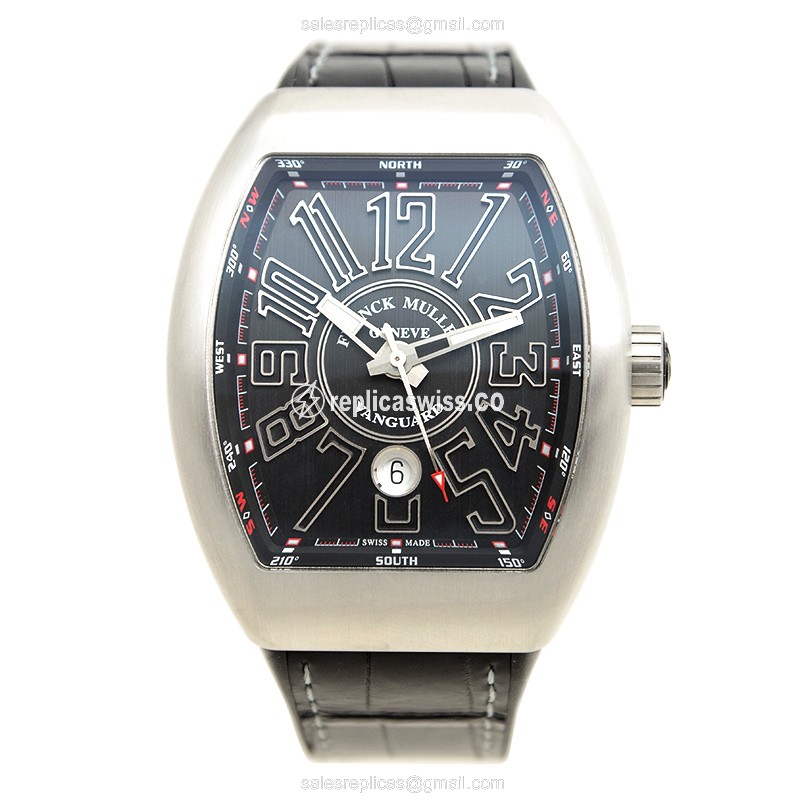 Franck Muller V 45 SC DT (AC.BR.NR) VANGUARD Automatic Stainless Steel
