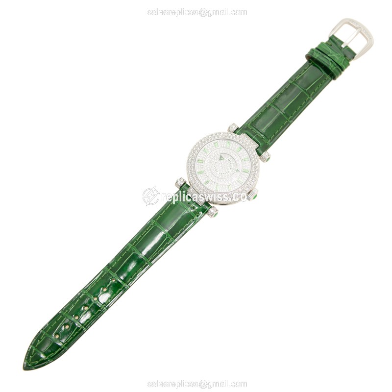 Franck Muller DM 36 D 2R CD (OG) DOUBLE MYSTERY Automatic 18kt White Gold & Diamond