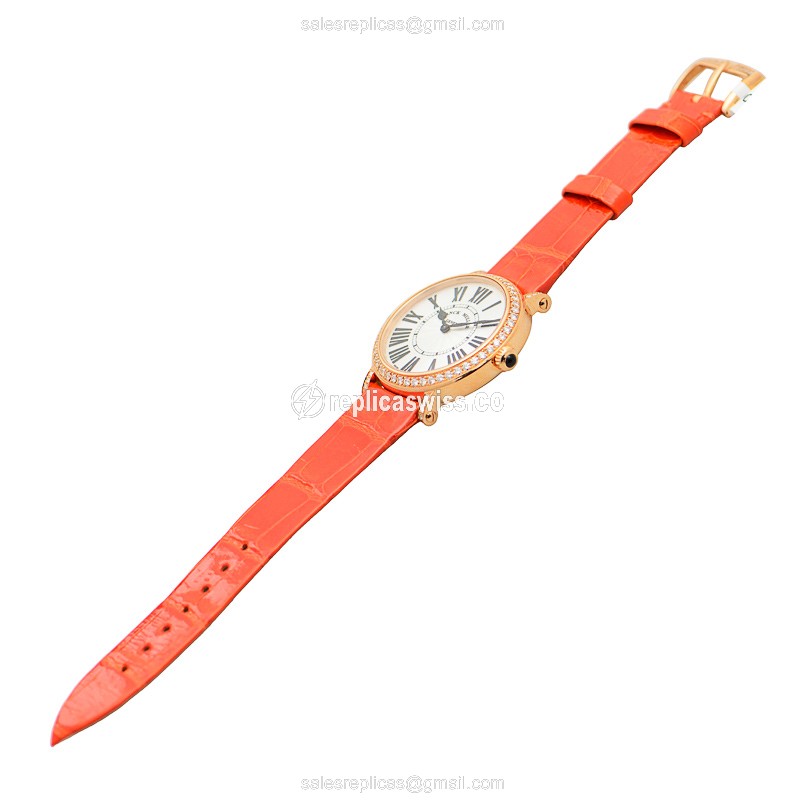 Franck Muller 8035 QZ R D 1R (5N) COLOR DREAMS Quartz 18kt Rose Gold & Diamonds