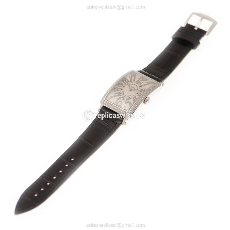 Franck Muller 952 QZ REL D 1R (AC) LONG ISLAND Quartz Stainless Steel & Diamonds