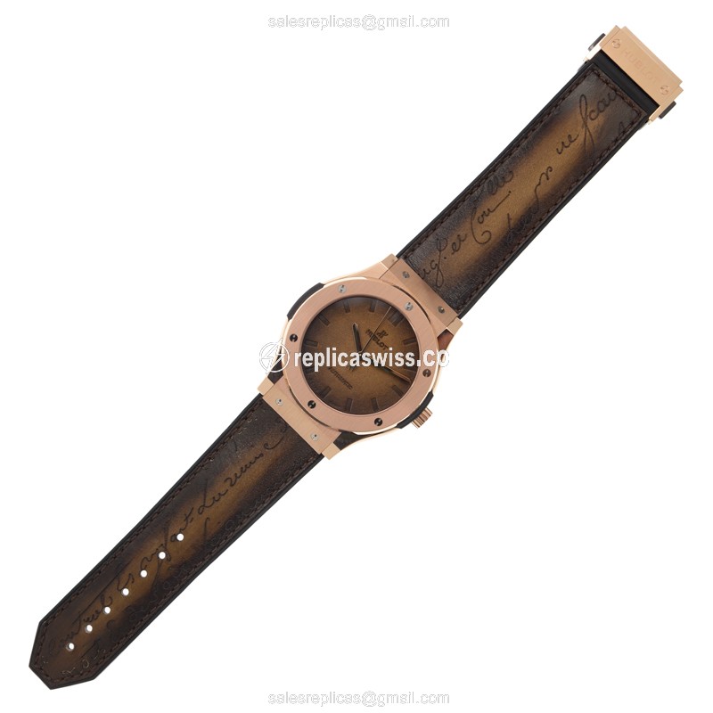 Hublot 511.OX.00500.VR.BER16 CLASSIC FUSION Automatic 18kt Rose Gold