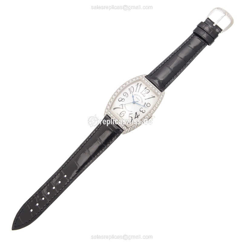Franck Muller 6850 SC DP (OG) CINTREE CURVEX Automatic 18kt White Gold & Diamond