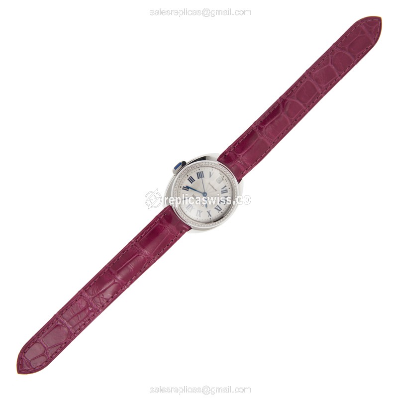 Cartier WJCL0014 CLe DE CARTIER Automatic 18kt White Gold & Diamond