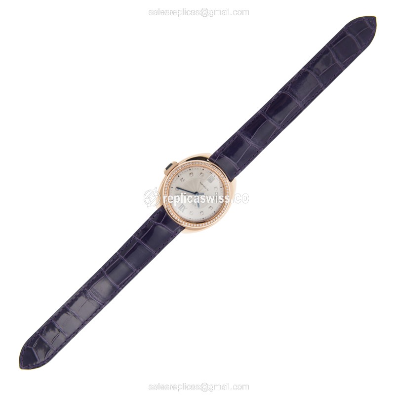 Cartier WJCL0039 CLe DE CARTIER Automatic 18kt Rose Gold & Diamonds