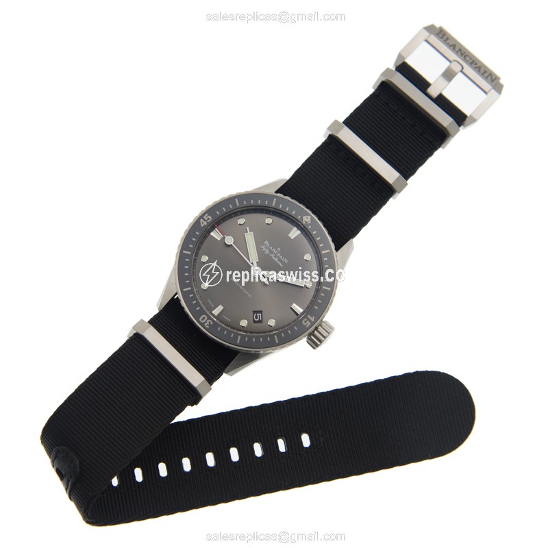 Blancpain 5000-1110-NABA FIFTY FATHOMS Automatic Stainless Steel