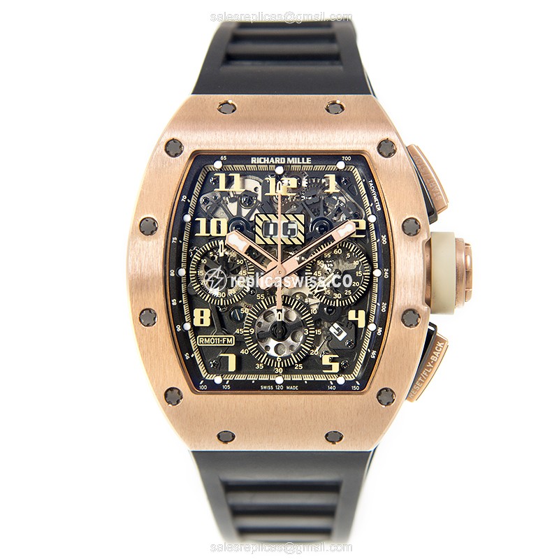 Richard Mille RM011AORG Automatic 18kt Rose Gold