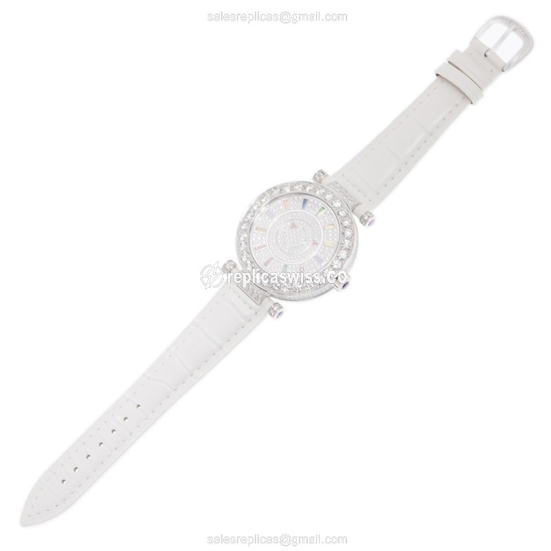 Franck Muller DM 42 COL DRM D 1R CD (OG) DOUBLE MYSTERY Automatic 18kt White Gold & Diamond
