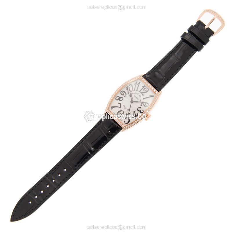 Franck Muller 5850 M SC D 1R (5N) CINTREE CURVEX Automatic 18kt Rose Gold & Diamonds