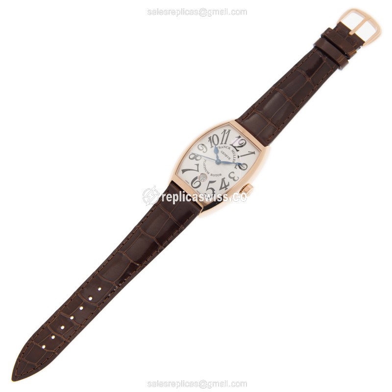 Franck Muller 7851 SC DT (5N) CINTREE CURVEX Automatic 18kt Rose Gold
