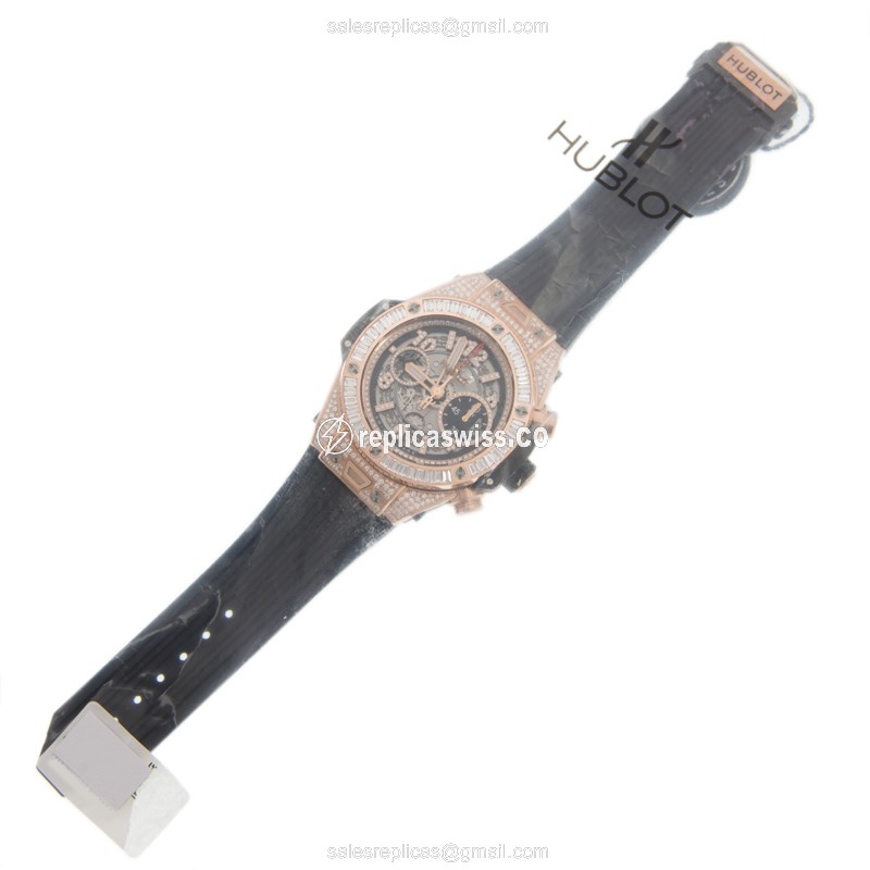 Hublot 411.OX.1180.RX.0904 BIG BANG Automatic 18kt Rose Gold & Diamonds