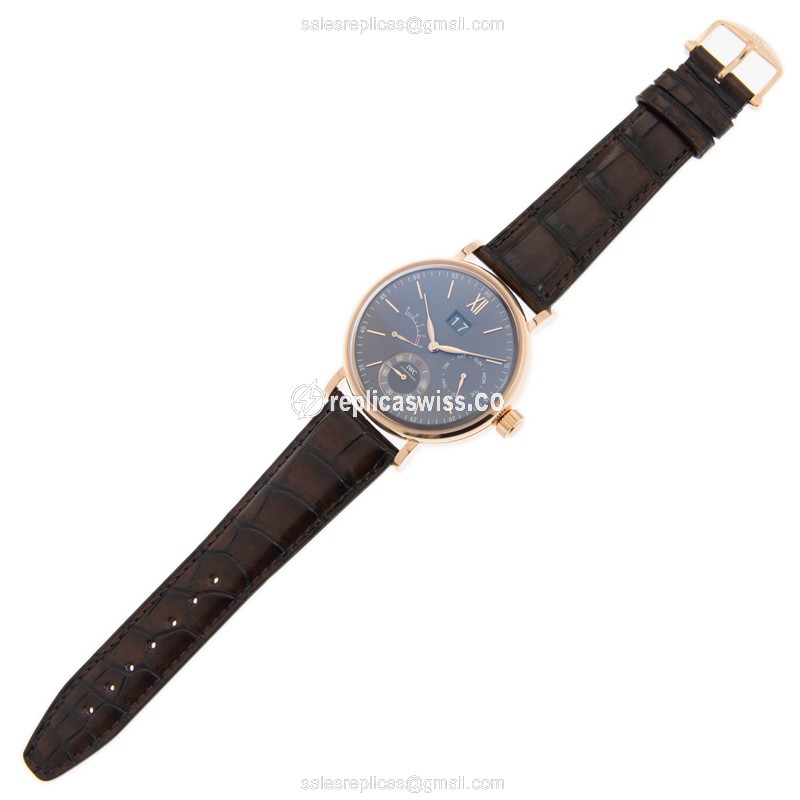 IWC IW516203 PORTOFINO Manual Wind 18kt Rose Gold