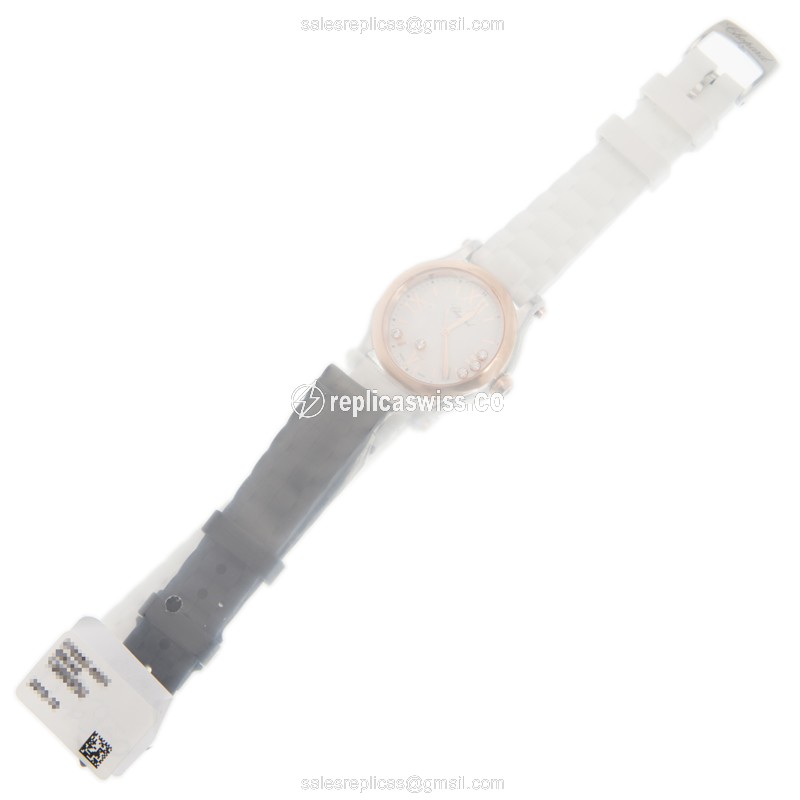 Chopard 278582-6001 HAPPY SPORT Quartz 18kt Rose Gold