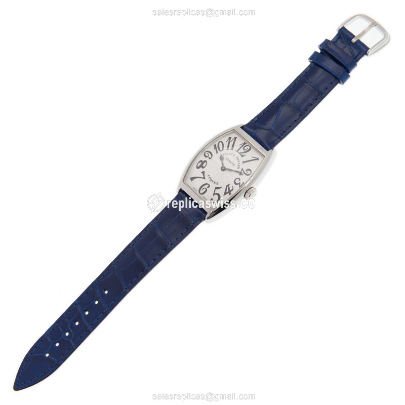 Franck Muller 2852 B QZ (AC) CINTREE CURVEX Quartz Stainless Steel