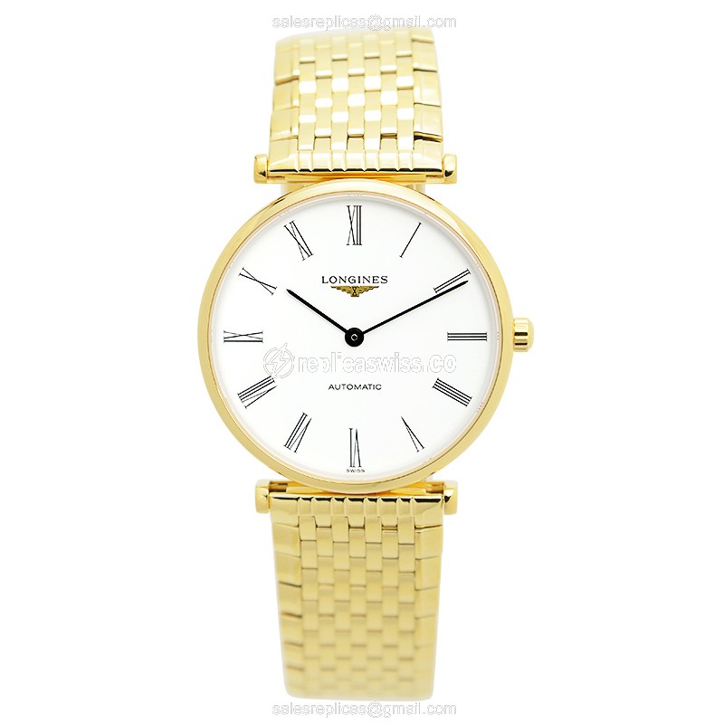 Longines L4.908.2.11.8 LA GRANDE Automatic Gold-Plated & Stainless Steel
