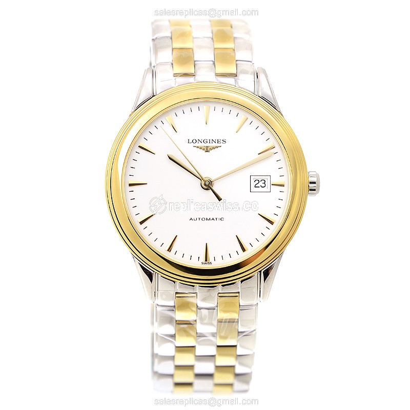 Longines L4.874.3.22.7 FLAGSHIP Automatic Gold-Plated & Stainless Steel