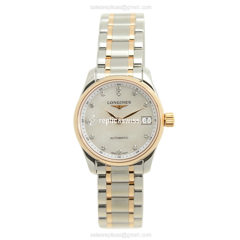 Longines L2.128.5.89.7 MASTER Automatic 18kt Rose Gold & Steel