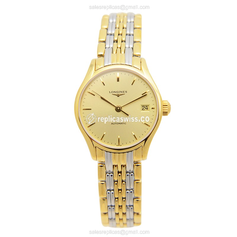 Longines L4.360.2.32.7 LONGINES LYRE Automatic PVD Gold