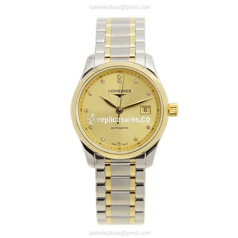 Longines L2.257.5.37.7 MASTER Automatic 18kt Gold & Steel