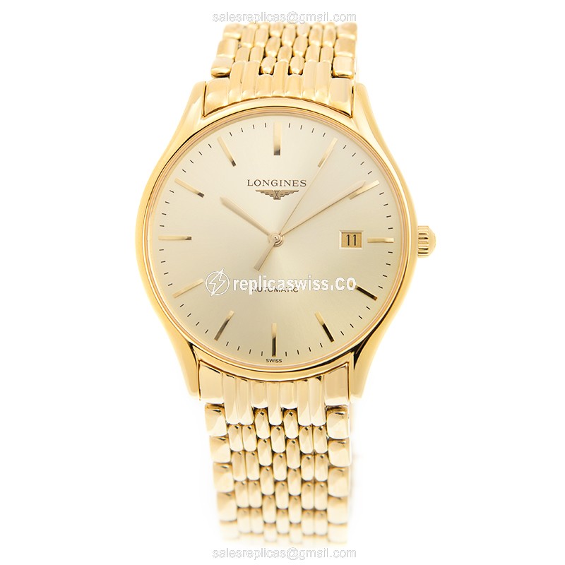 Longines L4.960.2.32.8 LONGINES LYRE Automatic 18kt Gold & Steel