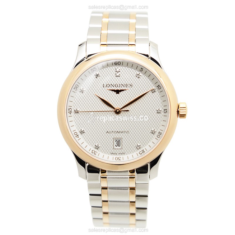 Longines L2.628.5.97.7 MASTER Automatic 18kt Rose Gold & Steel