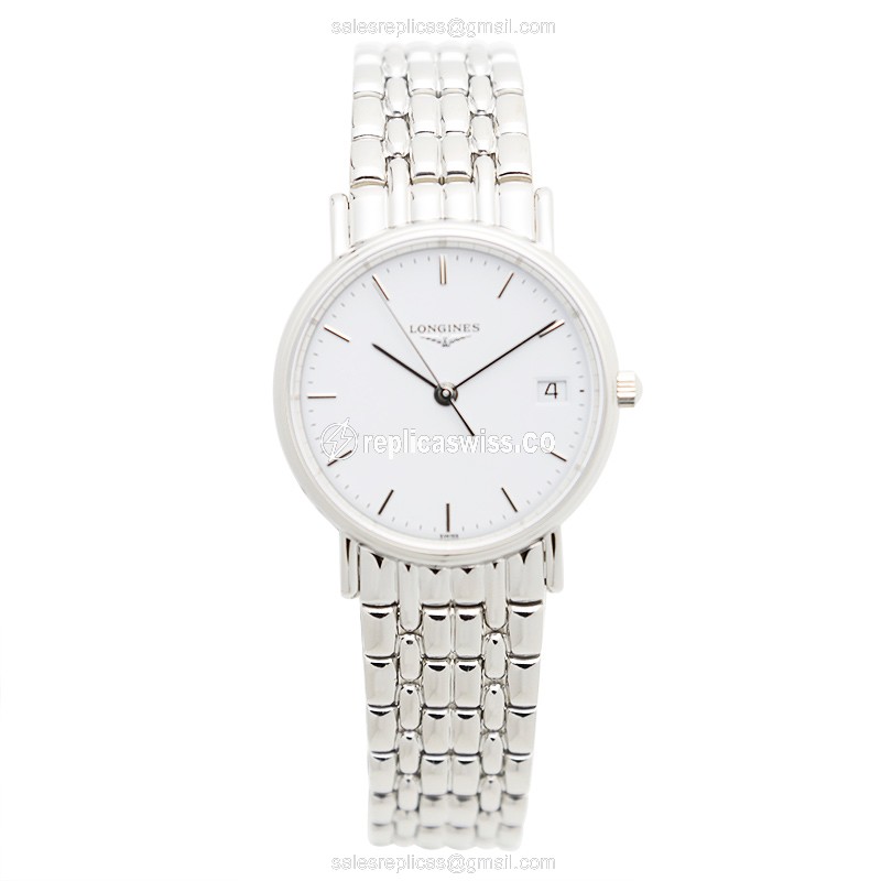 Longines L4.320.4.12.6 PRESENCE Quartz Stainless Steel