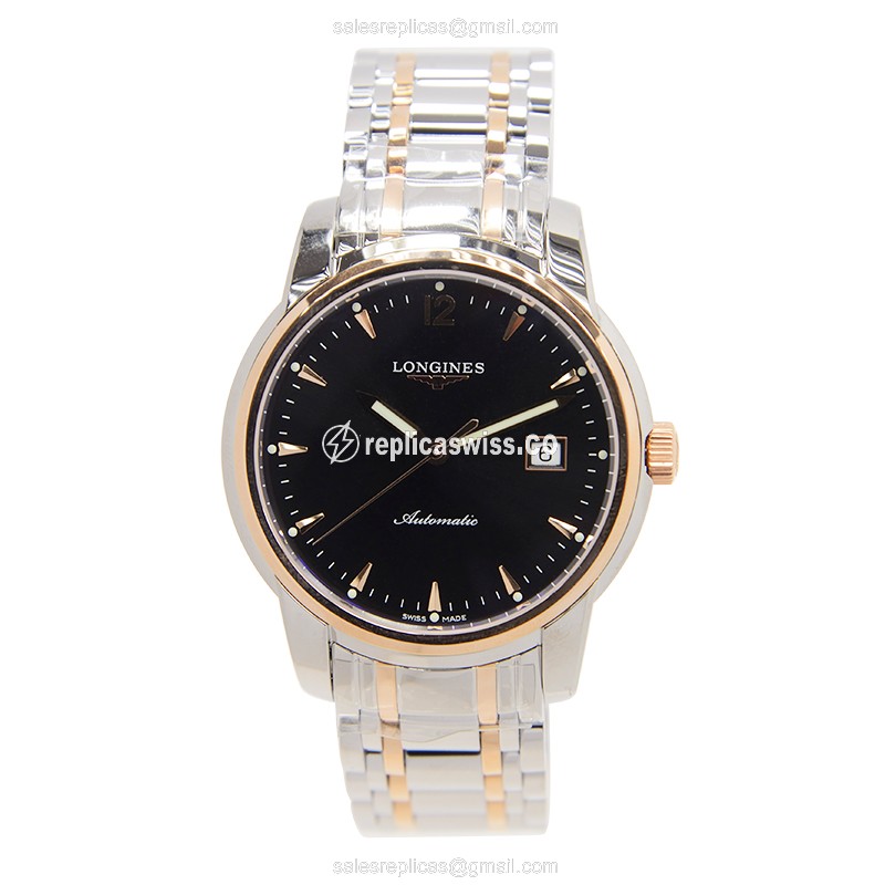 Longines L2.766.5.52.7 SAINT IMIER Automatic 18kt Rose Gold & Steel