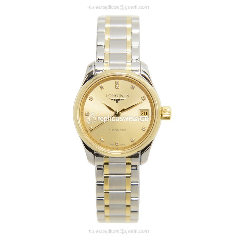 Longines L2.128.5.37.7 MASTER Automatic 18kt Gold & Steel