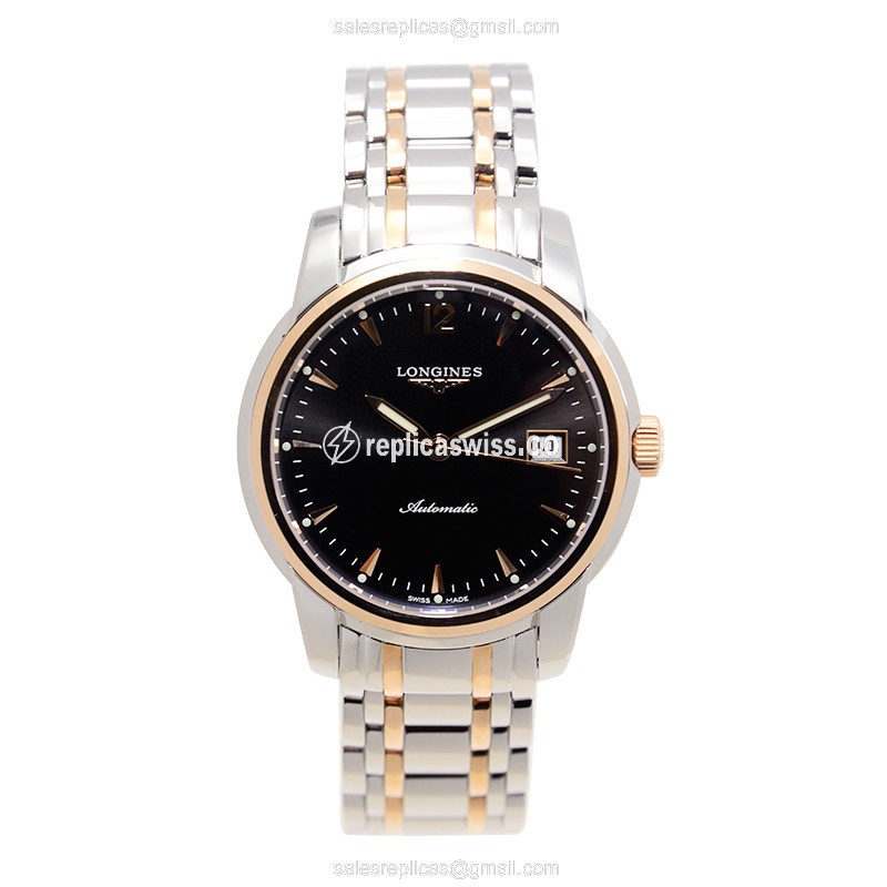 Longines L2.763.5.52.7 SAINT IMIER Automatic 18kt Rose Gold & Steel