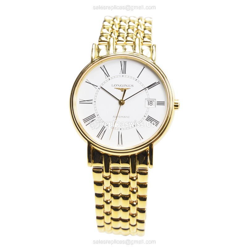 Longines L4.921.2.11.8 PRESENCE Automatic PVD Gold