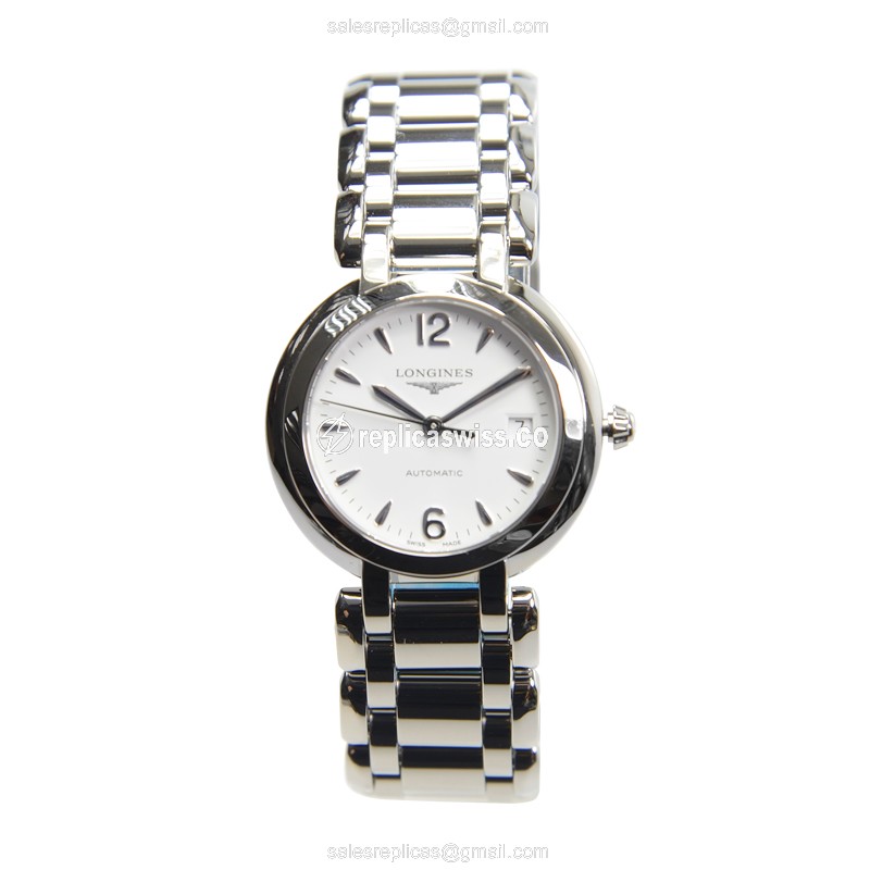 Longines L8.113.4.16.6 PRIMA LUNA Automatic Stainless Steel