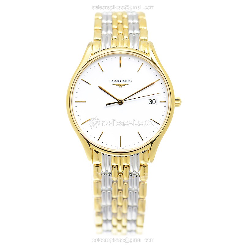 Longines L4.759.2.12.7 LONGINES LYRE Quartz Gold-Plated & Stainless Steel