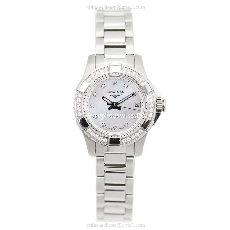 Longines L3.147.0.87.6 CONQUEST Quartz Stainless Steel