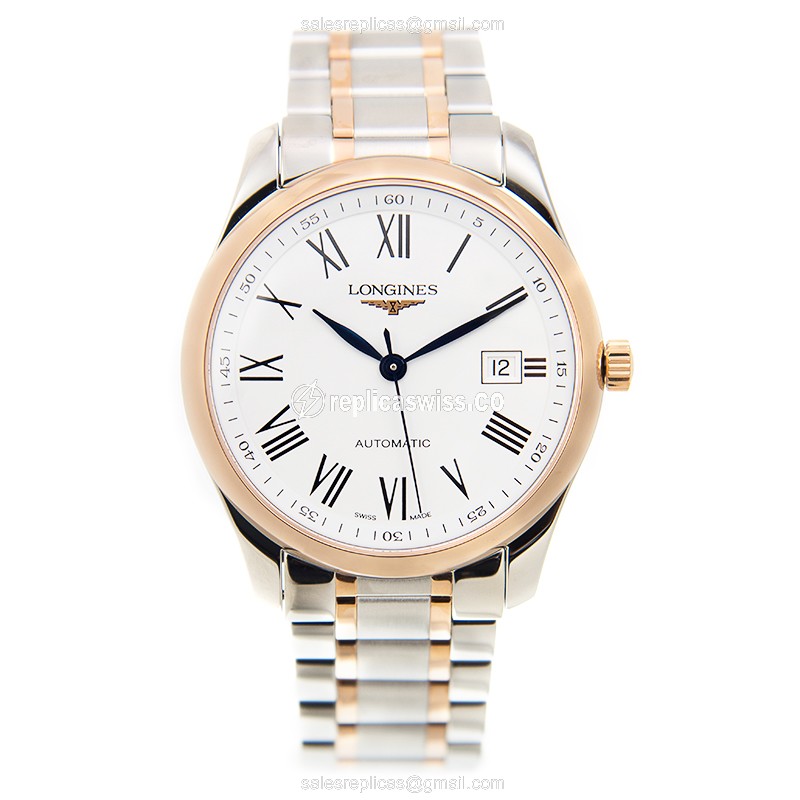 Longines L2.793.5.11.7 MASTER Automatic 18kt Rose Gold & Steel