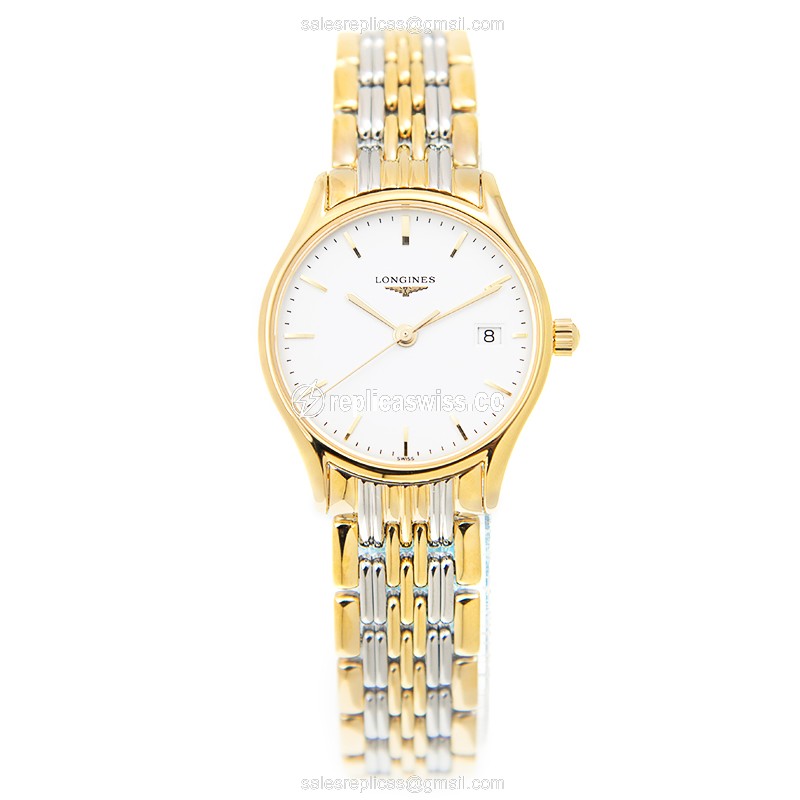 Longines L4.259.2.12.7 LONGINES LYRE Quartz Gold-Plated & Stainless Steel