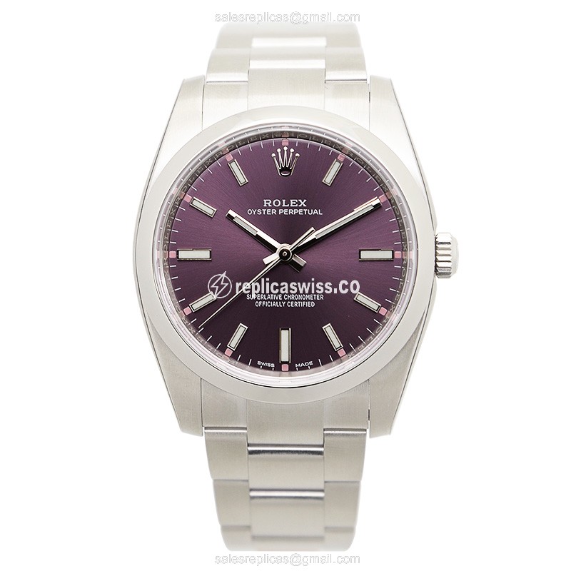 Rolex 114200PUR_O OYSTER PERPETUAL Automatic Stainless Steel