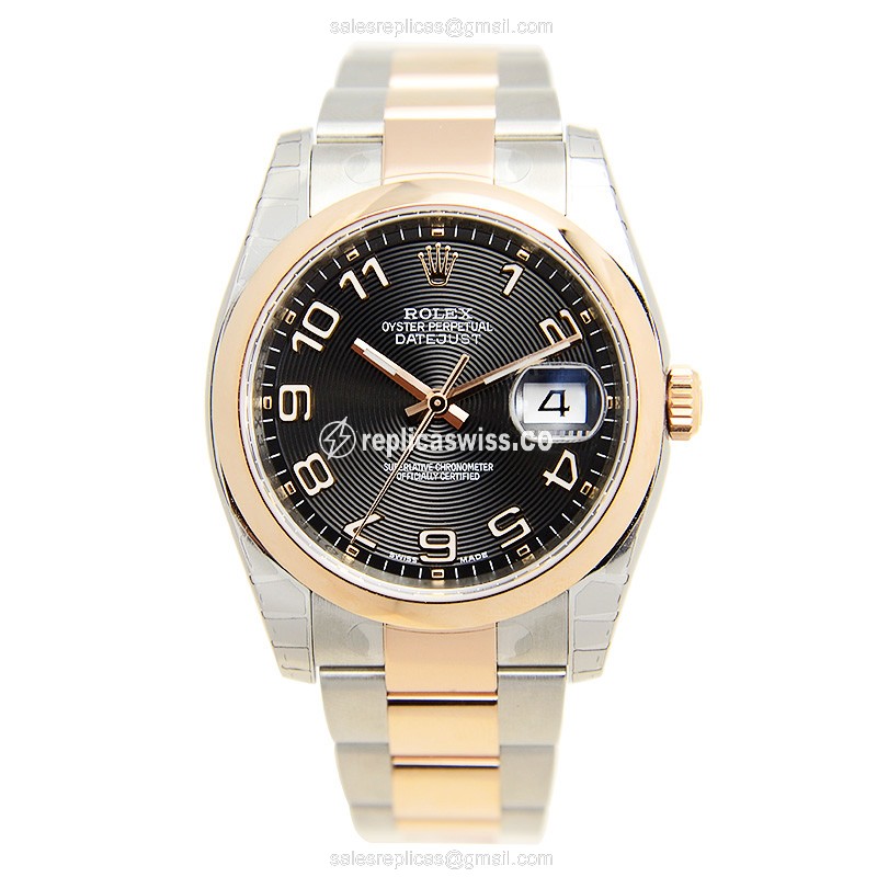 Rolex 116201 DATEJUST Automatic 18kt Rose Gold & Steel